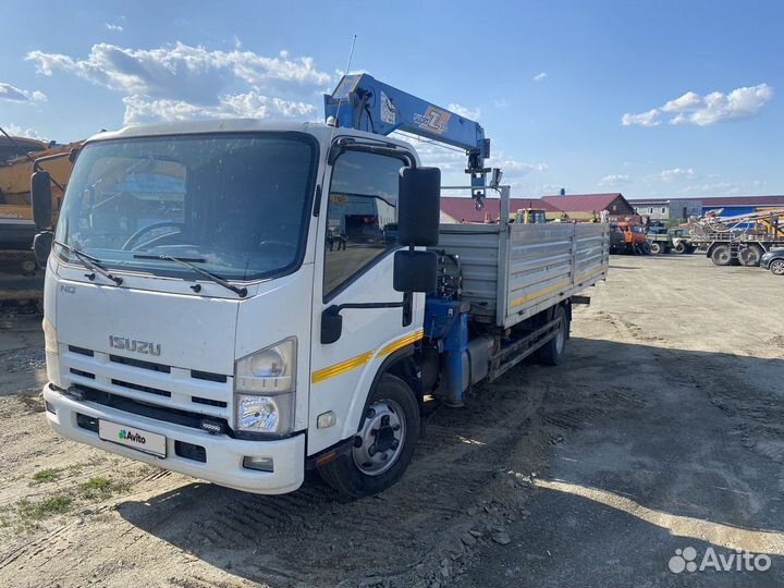 Isuzu NQR90 с КМУ, 2014