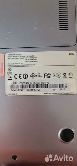Ноутбук samsung