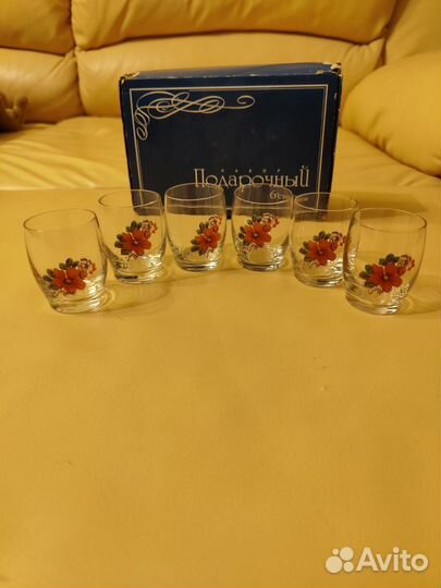 Набор стопок подарочный 6 шт 30мл новый Россия