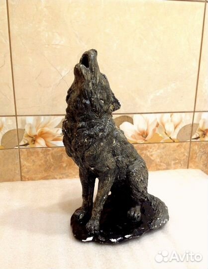 1960-е Серый Волк гипс Новый Год под елку