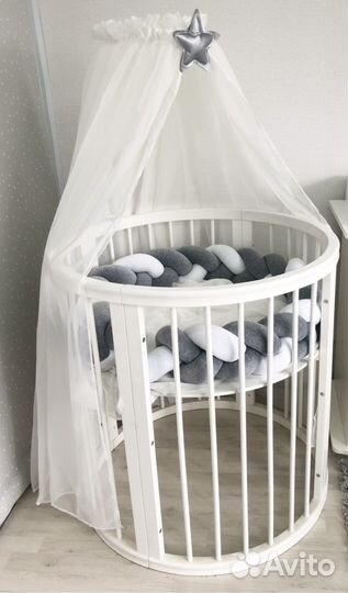 Балдахин в кроватку+ держатель