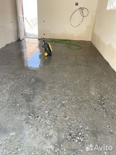 Шлифовка бетонных полов,стен,потолков