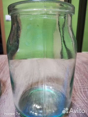Банка зелёное стекло СССР 650 мл