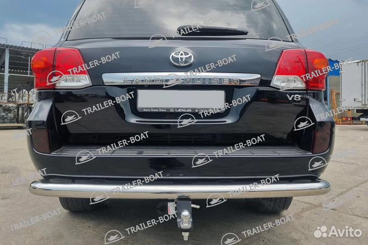 Фаркоп Toyota Land Cruiser 200 07-21 в штат. мест. под квадрат, 50мм 54860