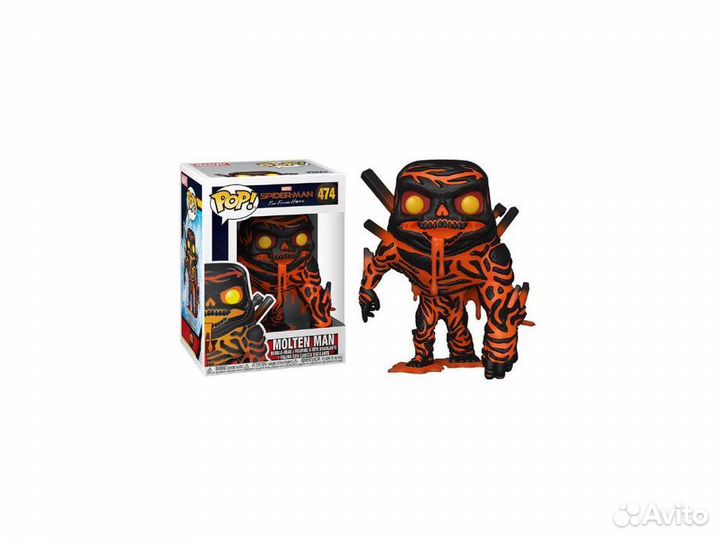 Funko POP Bobble Marvel Spider-Man Molten Man