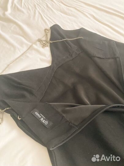 Топ - блуза нарядная с бретельками из страз