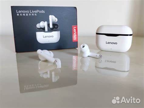 Беспроводные наушники Lenovo LivePods LP1