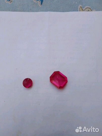 Рубины с советских колец