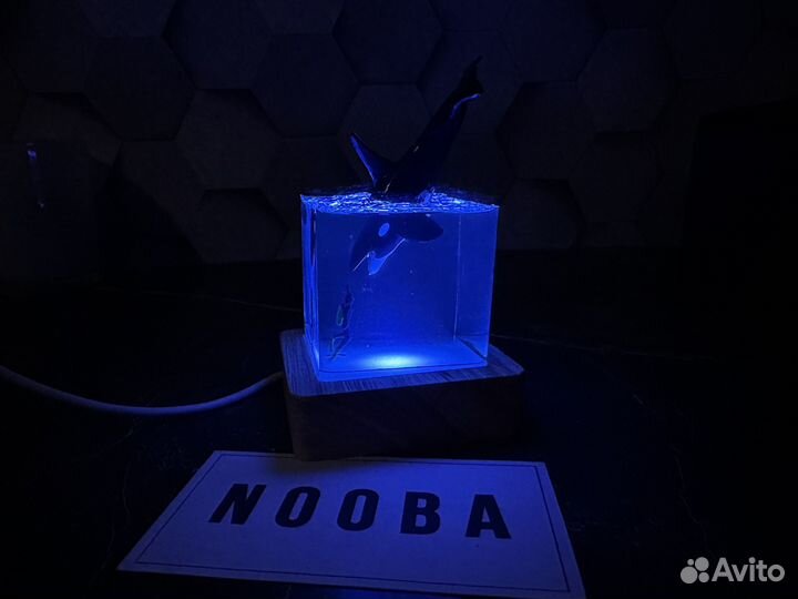 Ночник из эпоксидной смолы