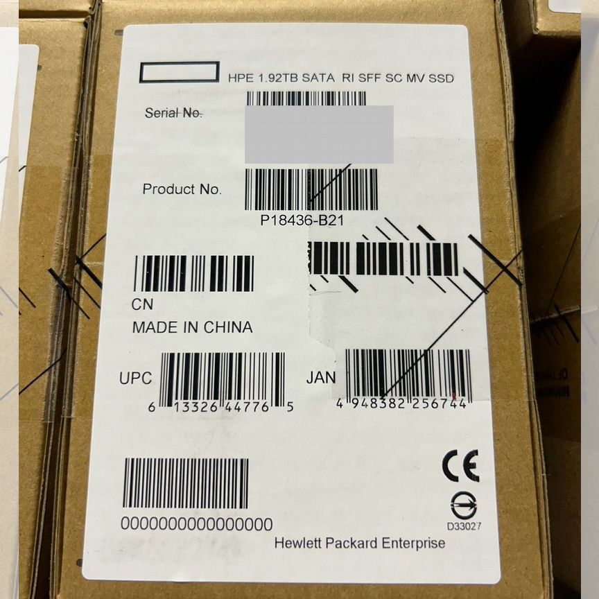 [P18436-B21] Жесткий Диск Hp 1.92tbp19695-001