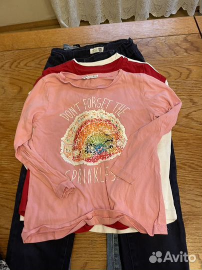 Вещи пакетом на девочку 122 128