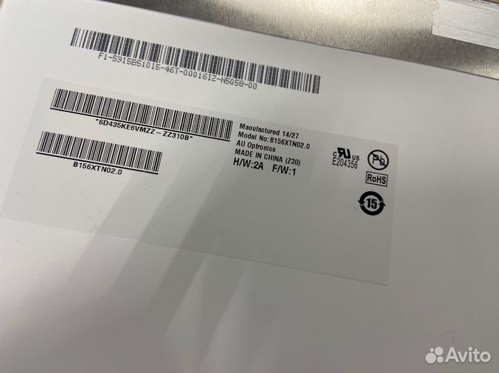 Матрица для ноутбука B156XTN02.0