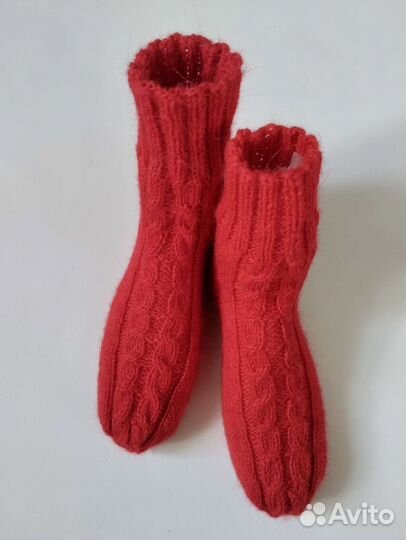 Носки 100 шерсть ручная работа