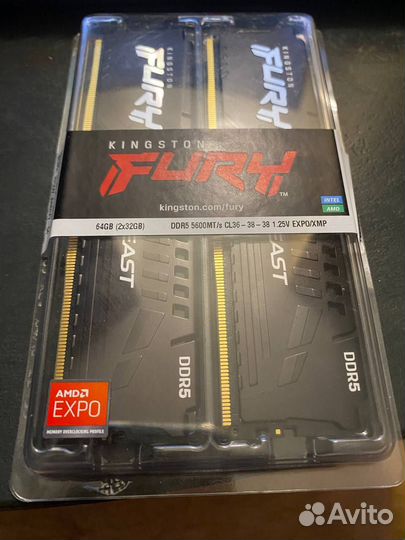 Ddr5 64gb 5600 kingston fury beast