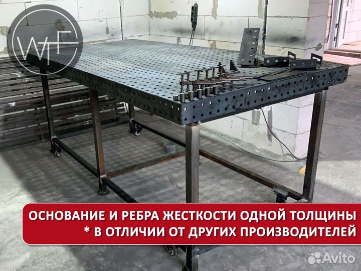 Сварочный стол 2000х1000x6мм