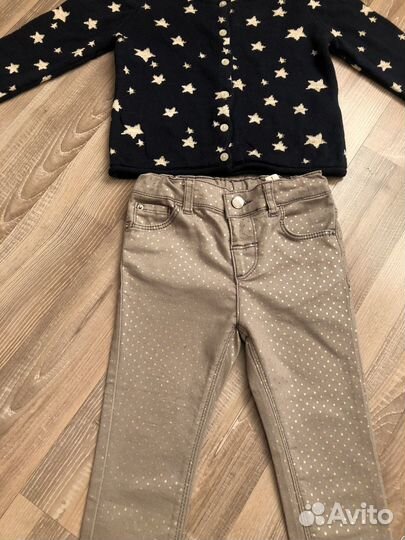 Кардиган и джинсы LC Waikiki (Турция), 1,5 года