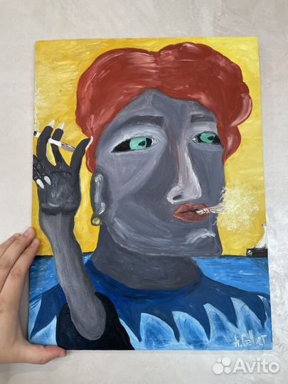 Картина маслом Долгое ожидание