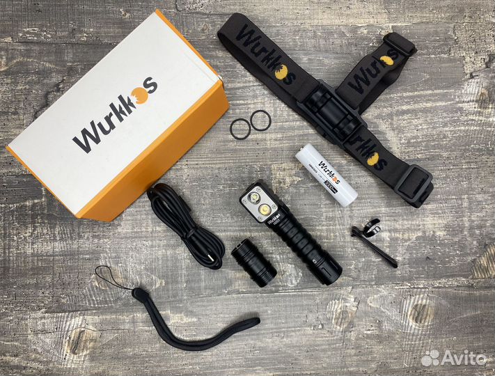 Налобный фонарь Wurkkos hd15 с аккумулятором