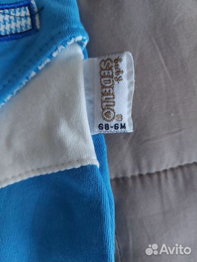 Комплект комбинезон и шапочка новые 68