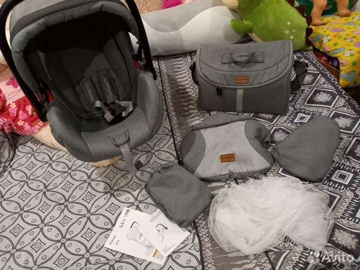 Коляска luxmom 3 в 1