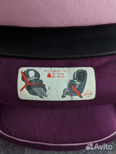 Cybex Juno 2 fix от 9 мес. до 4 лет