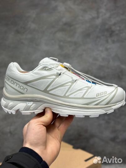 Salomon XT-6 White Lunar Rock