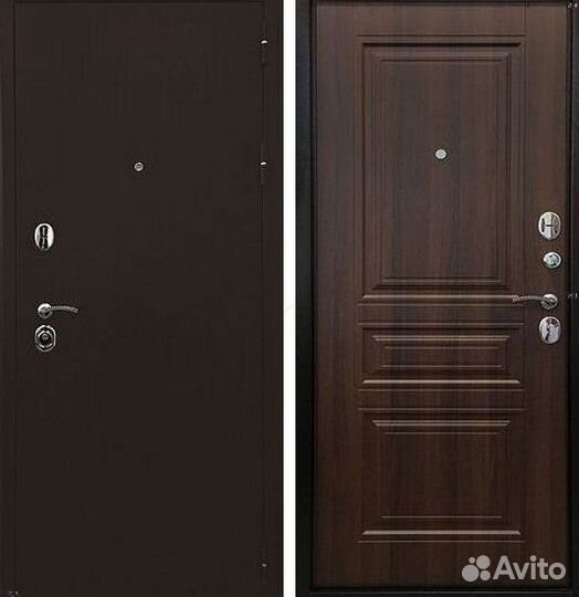 Дверь входная Троя цвет Бежевый шумо-изоляционная
