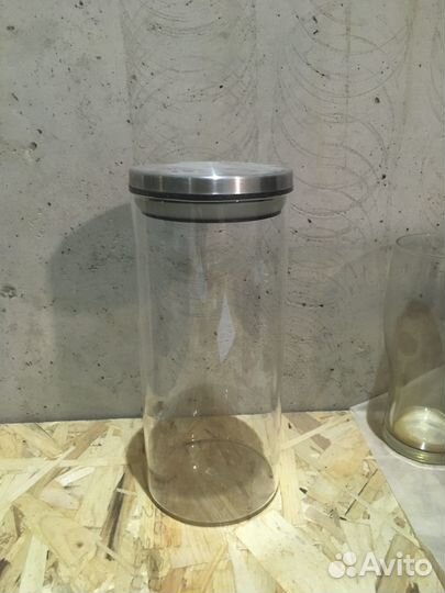 Банки для сыпучих продуктов стекло