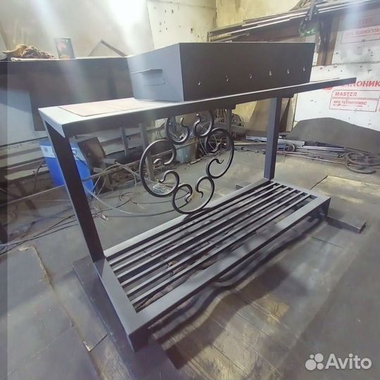 Мангал в стиле лофт