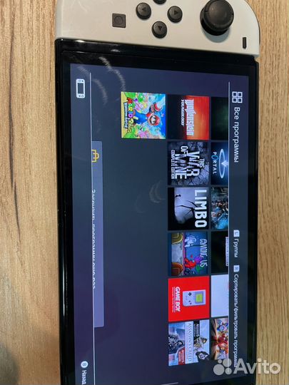 Nintendo switch oled с играми