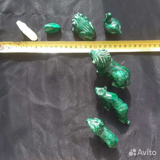 Малахит Львиная семья и другие сувениры из Африки