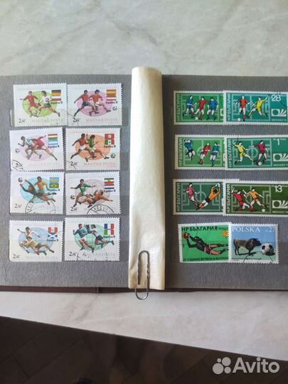 Почтовые марки мира,футбол