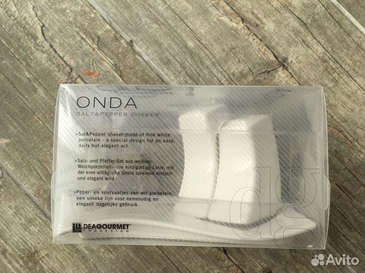 Набор для соли и перца фарфор deagourmet (Италия)