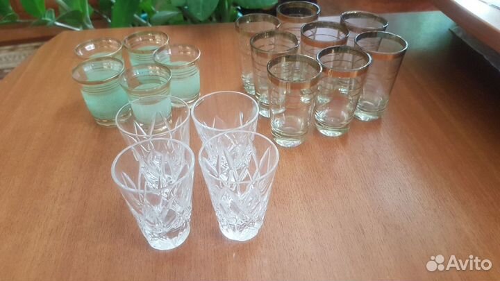 Рюмки 3-х видов