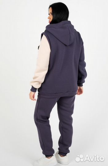 Спортивный костюм женский теплый 48-52р