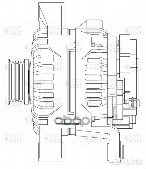 Генератор opel astra G 01- LG0561 startvolt