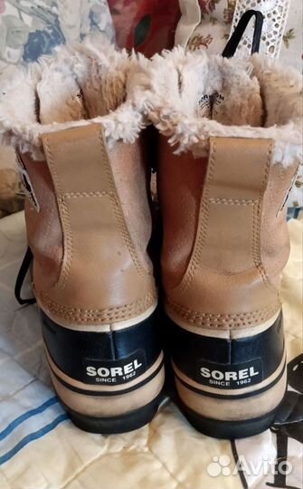 Зимние ботинки лягушки снегоступы Sorel 25 см