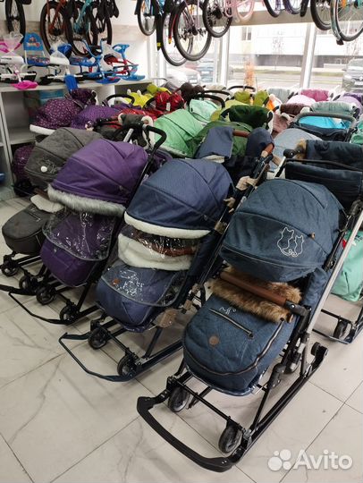 Санки коляска ника