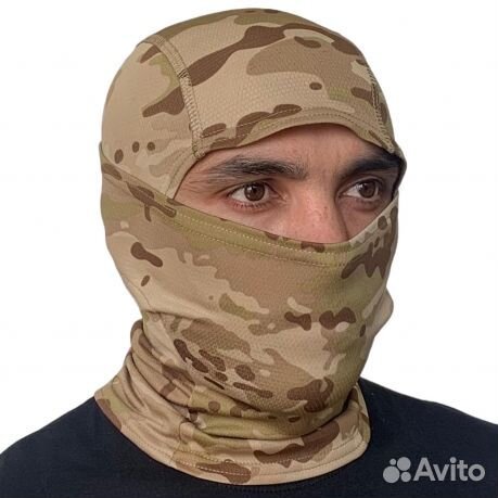 Балаклава подшлемник в камуфляже Multicam