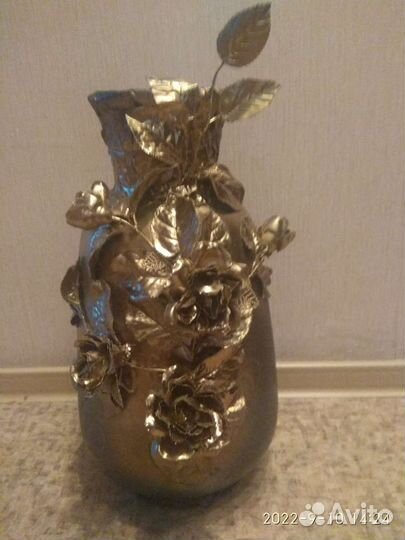 Ваза напольная керамическая, дезайнерская