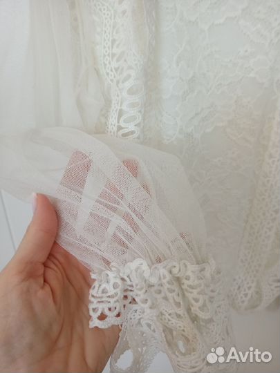 Блузка нарядная для девочки 140