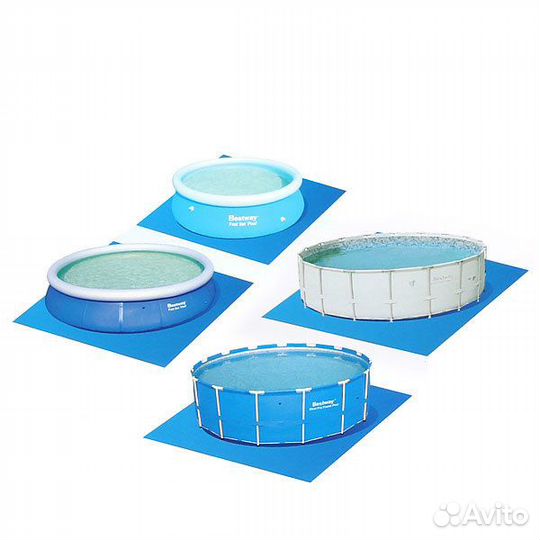 Ковер для надувных и каркасных круглых бассейнов 3