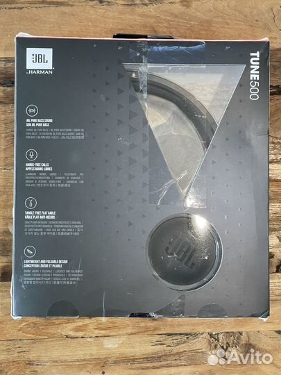 Проводные наушники JBL tune 500
