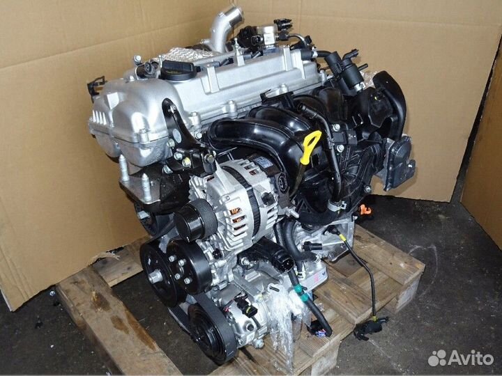 Двигатель контрактный G4FJ 1.6 турбо Hyundai Kia