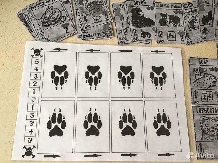 Файлы под печать. Игровые карты Inscryption