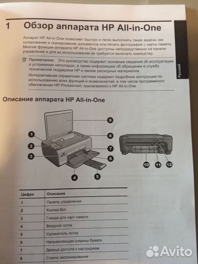 HP Photosmart C4283, неиспр