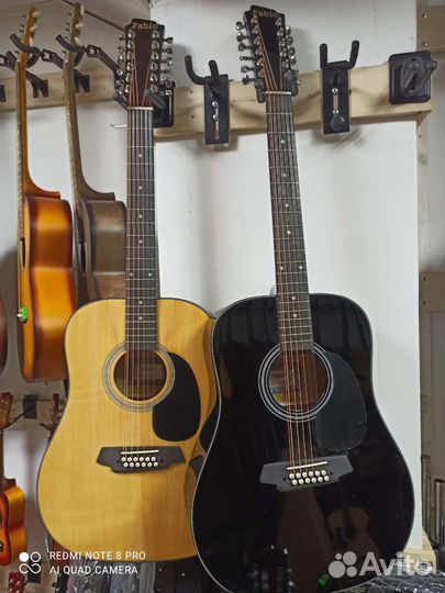 Двенадцатиструнная гитара Fabio