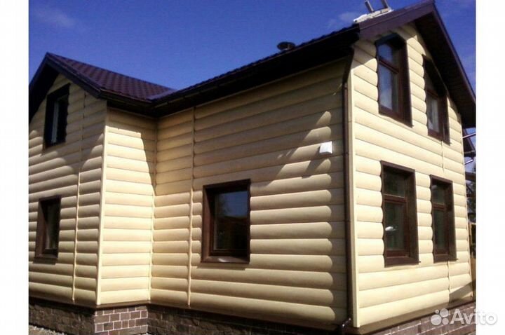 Блок хаус на фасад из сосни