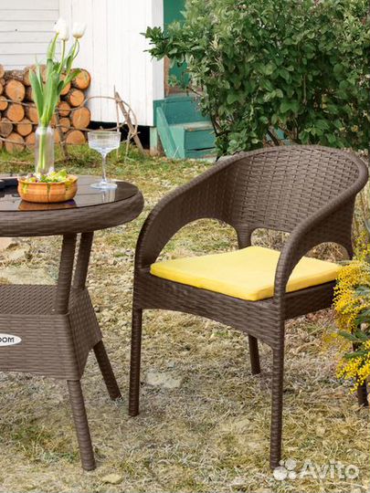 Дачный комплект для отдыха из ротанга