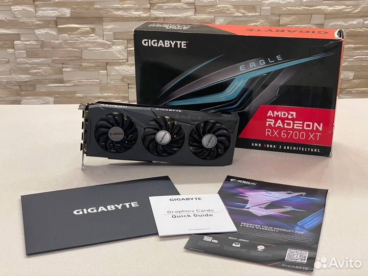 Видеокарта Gigabyte RX 6700 XT Eagle 12gb